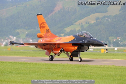 2009-06-26 Zeltweg Airpower 1684 General Dynamics F-16 Fighting Falcon - Dutch Air Force